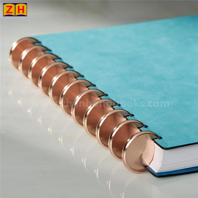 Discbound notebook with dot grid, lined, blank, organizer pages