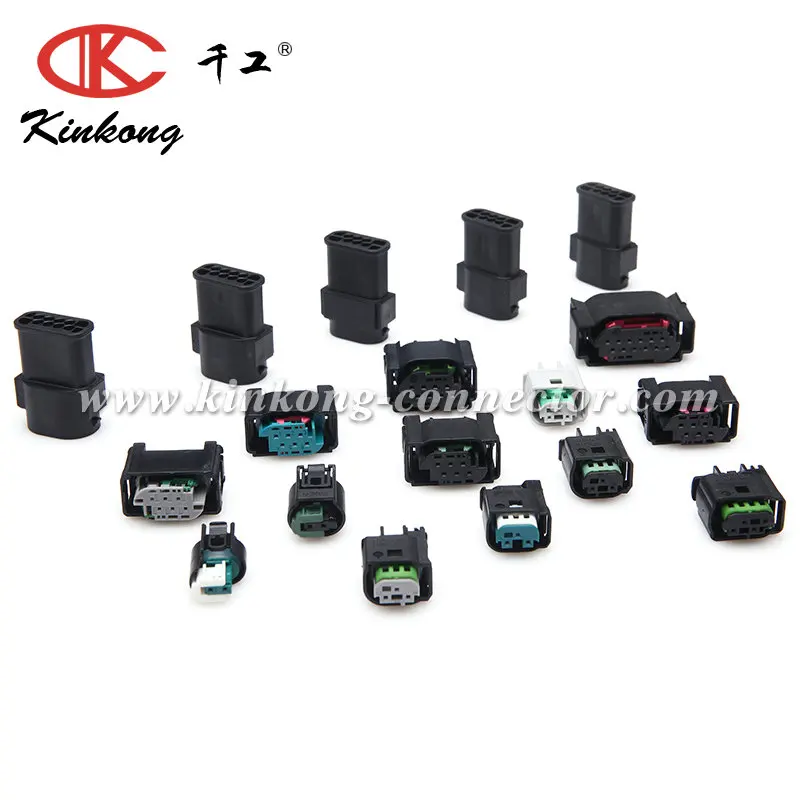 Tyco 6 poles female waterproof automotive connector housing 8366590 965627-1 1-967360-1