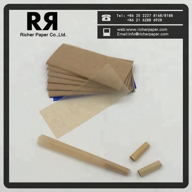 Natural Cigarette Rolling Paper 110mm Unrefined Rolling Paper