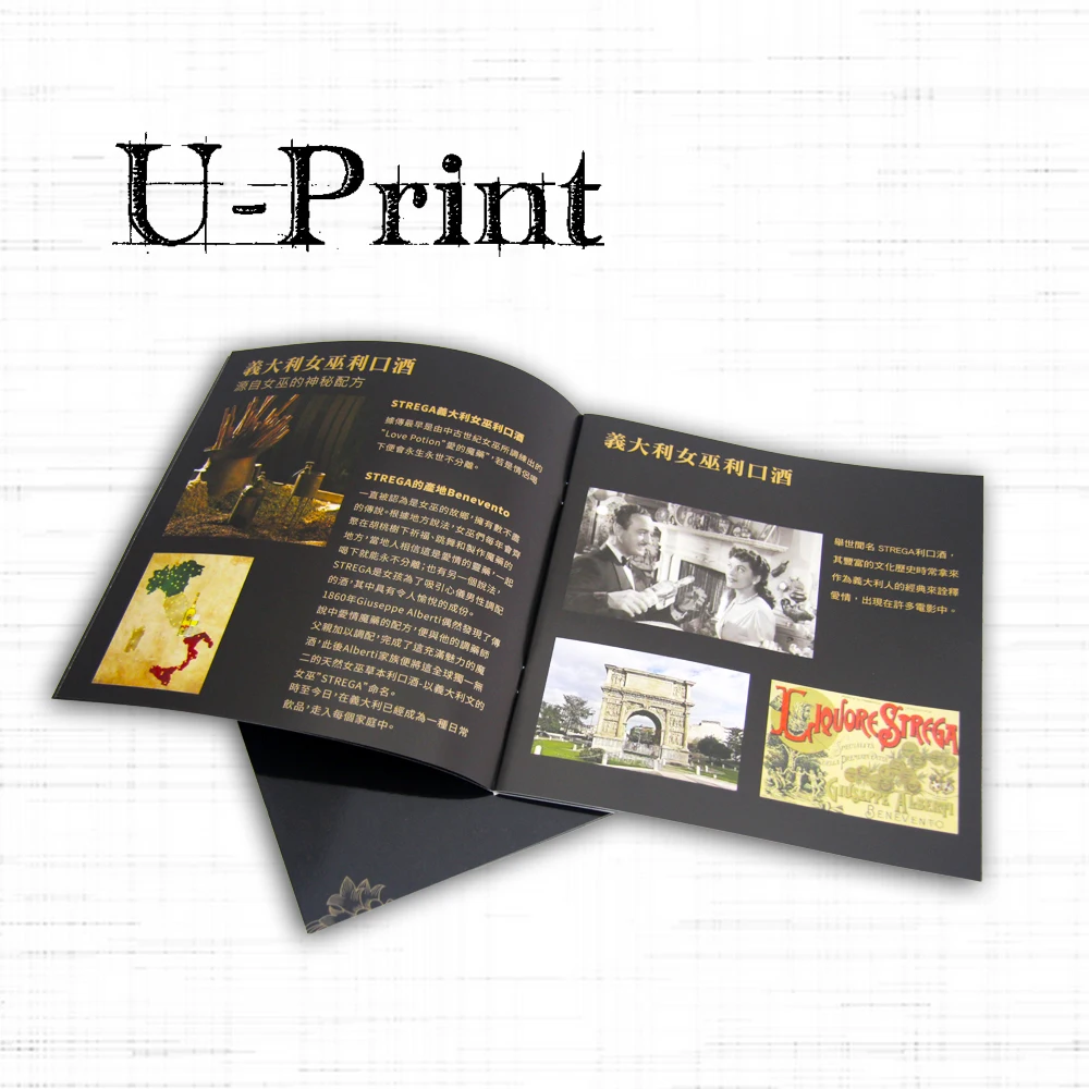 Luxury Menu Pamphlet Booklet Brochure Printing