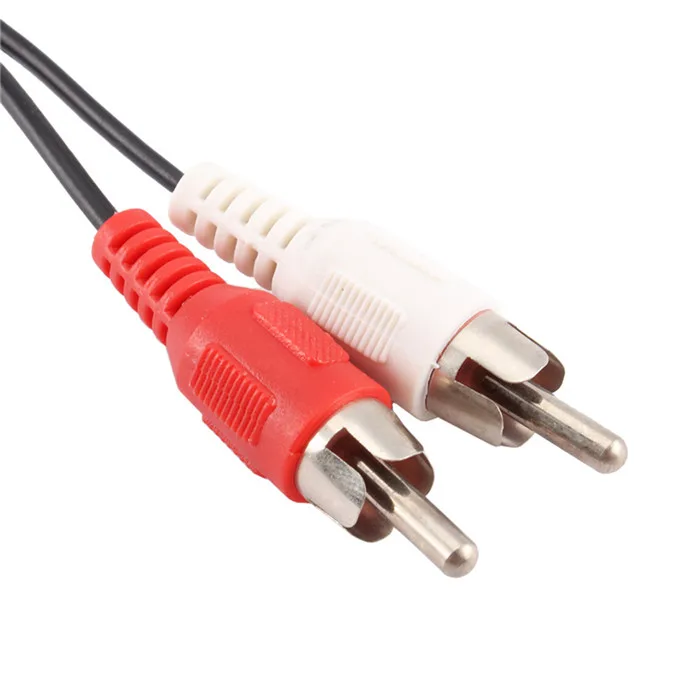 male to male 3.5mm audio cable 3.5mm to 2rca for DVD