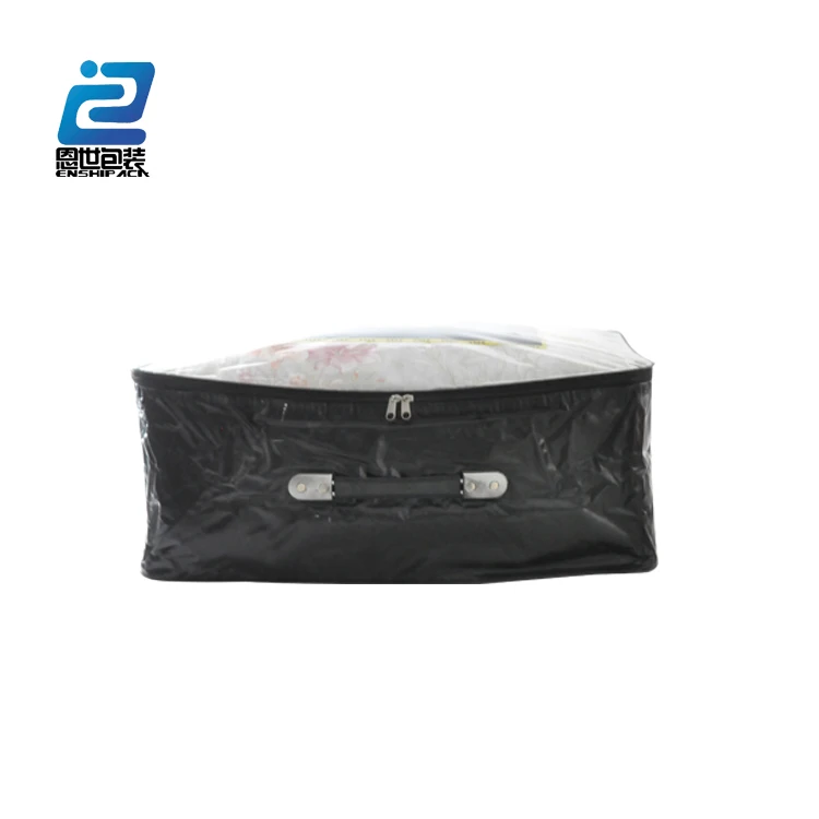 10 pcs Comforter Blanket Storage Bags Clear Vinyl Zipper CYLINDER DIA