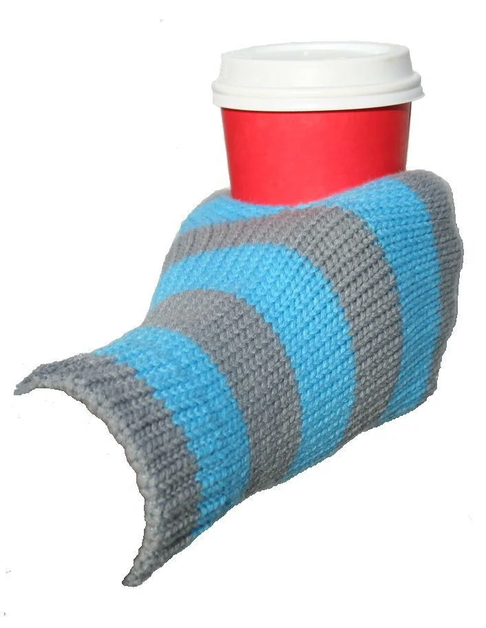 custom mens  acrylic beer knitted glove mitten for beer party