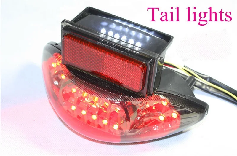 Motorcycle LED Rear Tail Light Brake Light For SUZUKI Hayabusa GSXR1300 1999-2007 Katana 600 750 GSXR 600 750 2003-2006