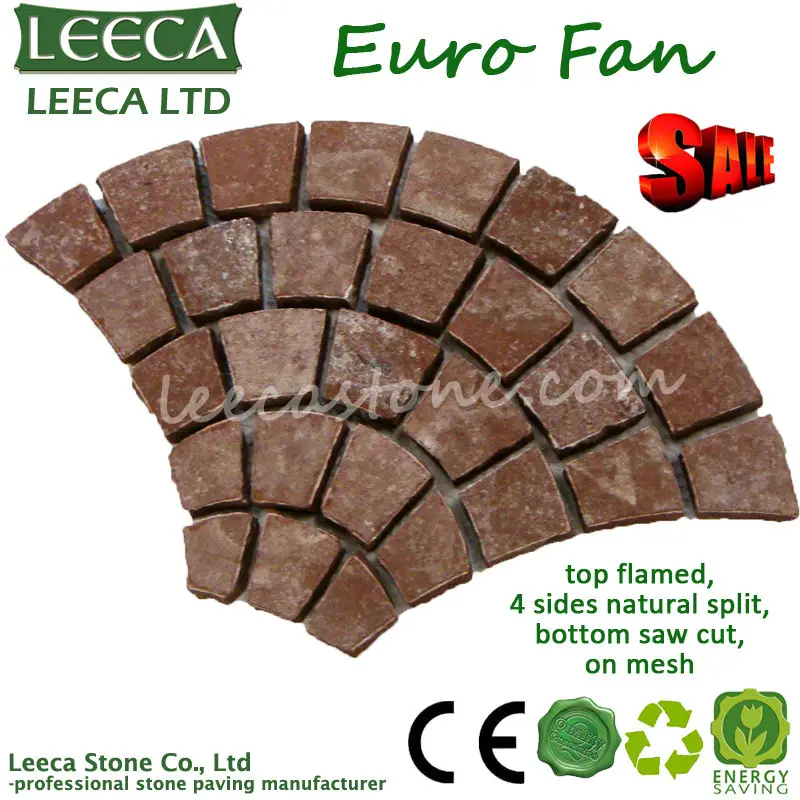 garden path fan paving stones