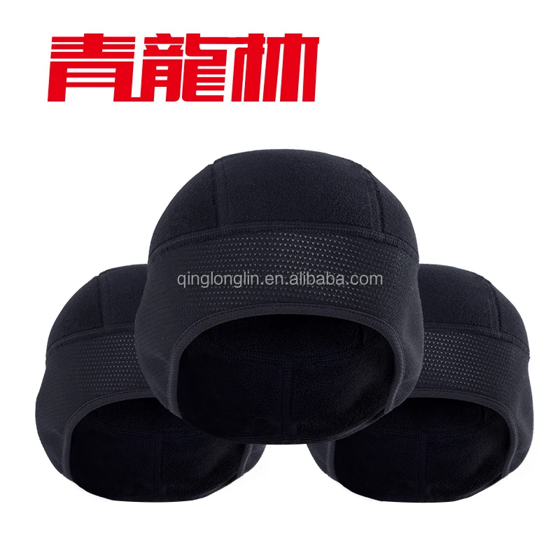 
 Шапки для бега на заказ, зимние ветрозащитные флисовые черные шапки, Лыжные шапки, сохраняют тепло с наушниками  