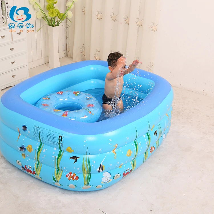 
high quality 0.45mm pvc tarpaulin pvc round fish breeding picture deep large inflatable swimming pools 
