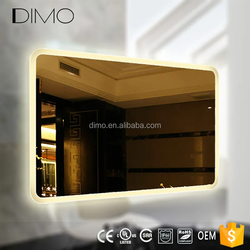 
SAA SASO SABER Beveled Edge On Off Switch LED Wall Backlight Mirror on Sale 