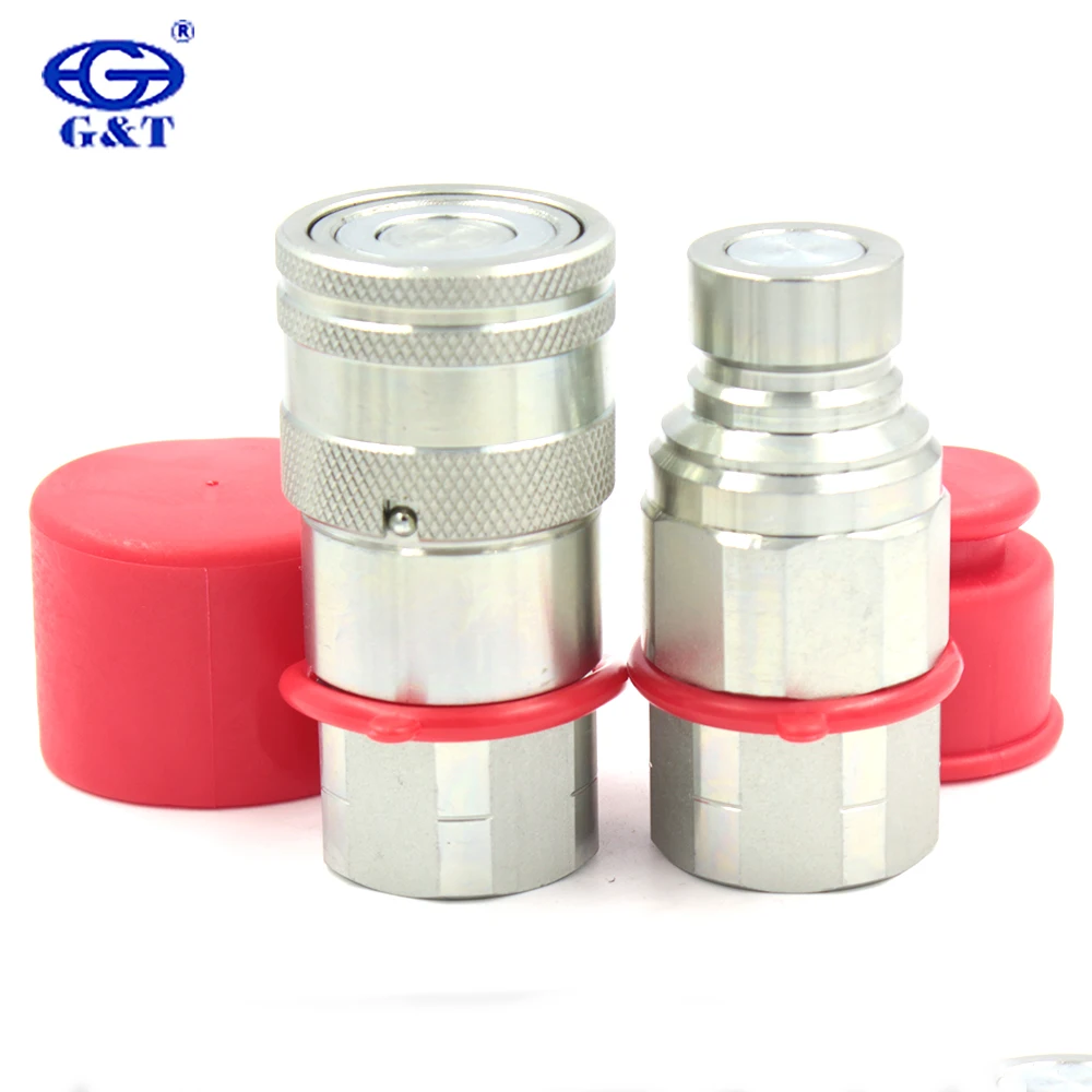 Red Rubber quick coupling dust cap for flat face quick coupler