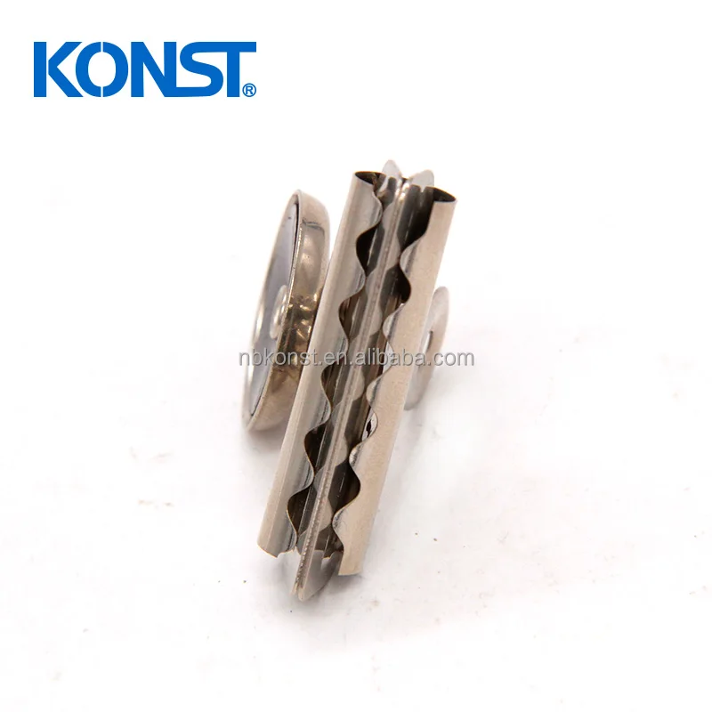 Customized silver magnetic clip raised grain steel clip binder clip