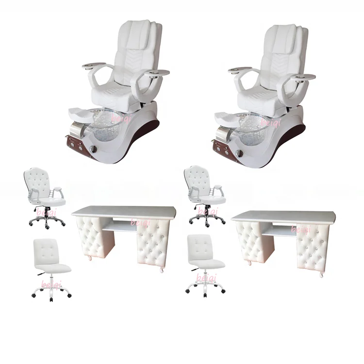 Modern nail salon no plumbing foot massage spa chair pedicure chair luxury