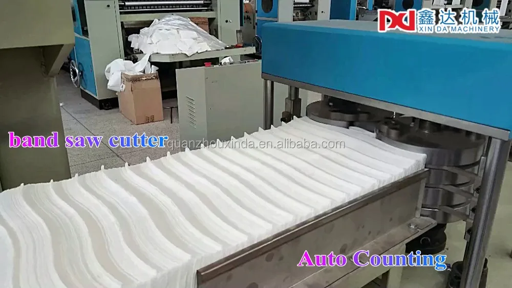 Automatic Dental Bib Making Machine Apron Folding Equipment
