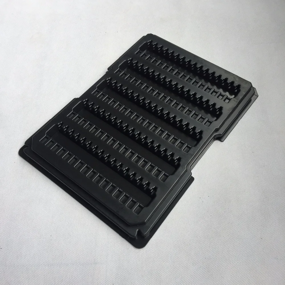 Antistatic ESD PCB tray thermoforming PS (ABS) black plastic blister tray