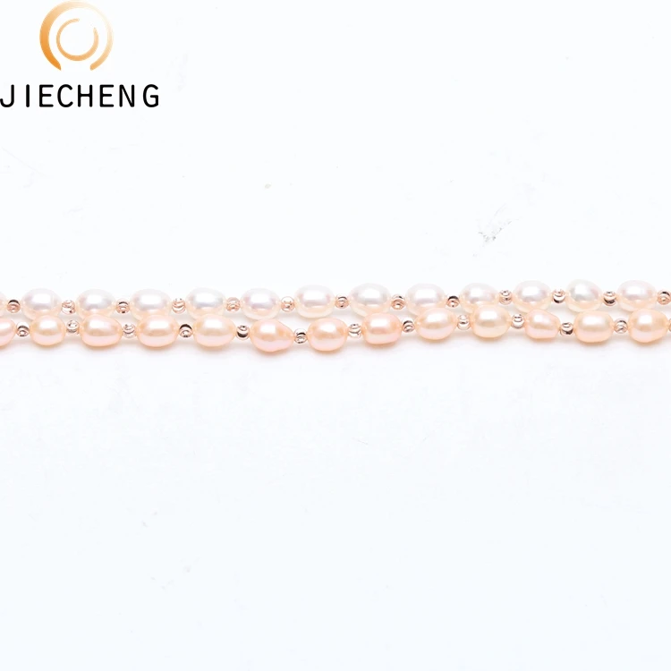 6-7mm fashion freshwater pearl friendship bracelets