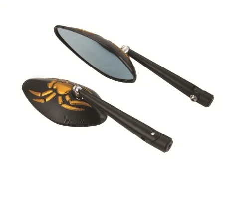 Алюминиевое зеркало заднего вида для мотоциклов с обратимым боковым зеркалом заднего вида мотоцикла