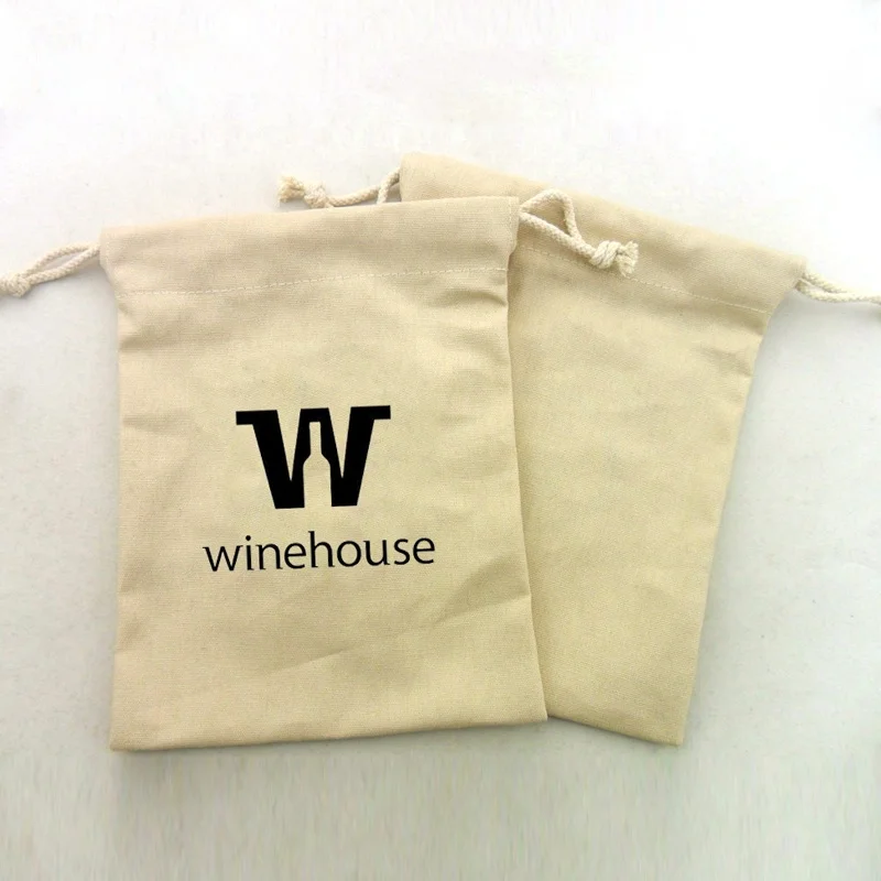 
Drawstring Bags Wedding Mini Cotton Muslin Drawstring Pouch Jewelry Gift 