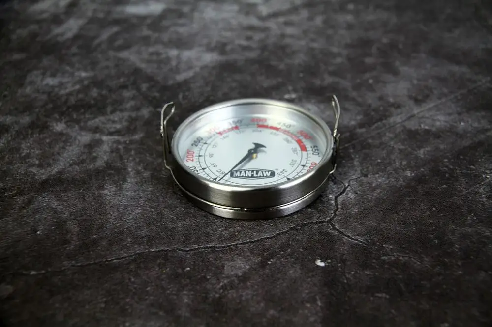 ManLaw Large Diameter BBQ Grill Surface Thermometer Dial Oven Thermometer