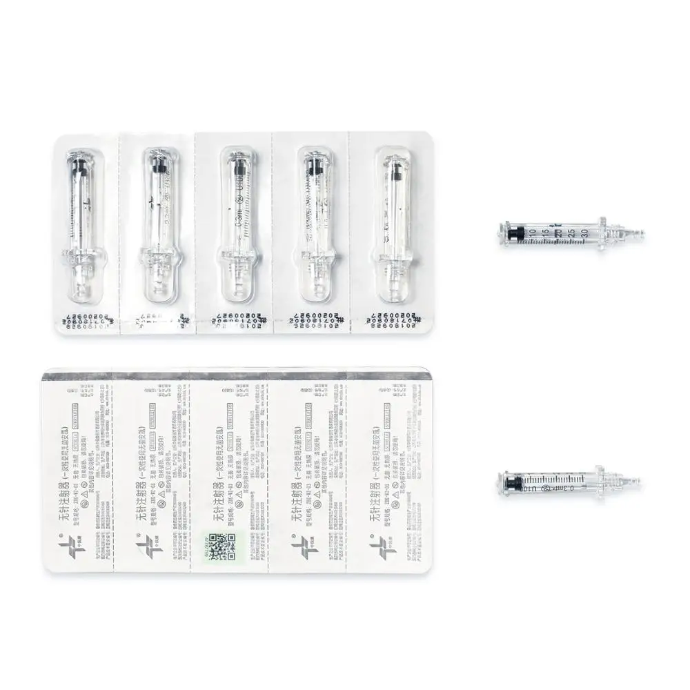 
0.3 ml Disposable Plastic Hyaluronic pen Ampoule Head/ampoule syringe For Hyaluronic Pen/Needle free injector 