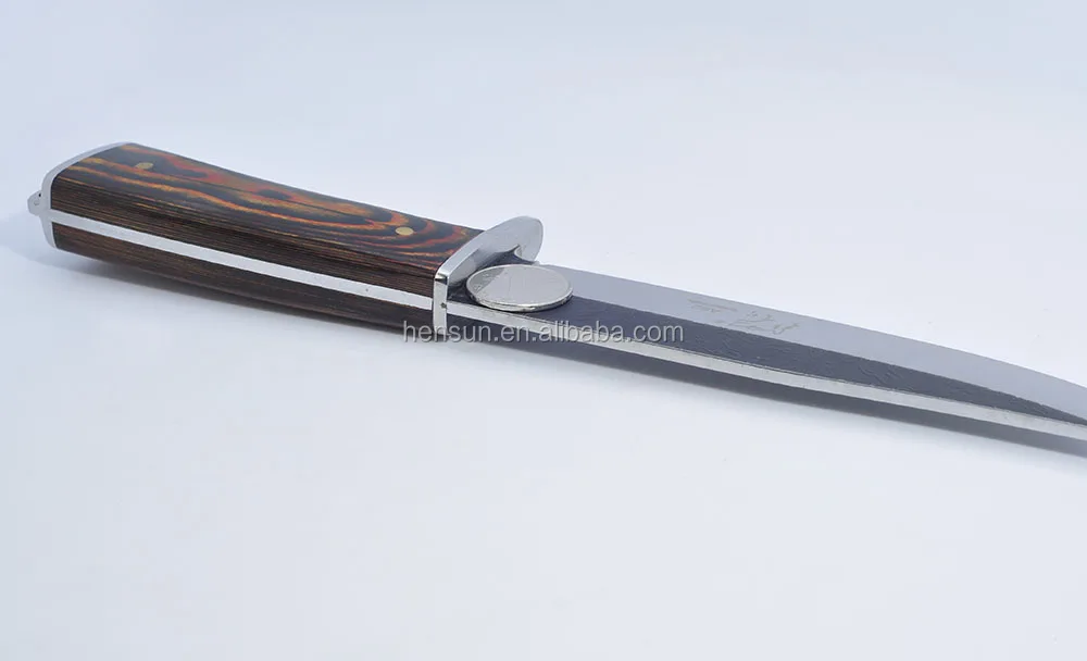 3Cr13 stainless steel titanium knife blade wholesale saber knife