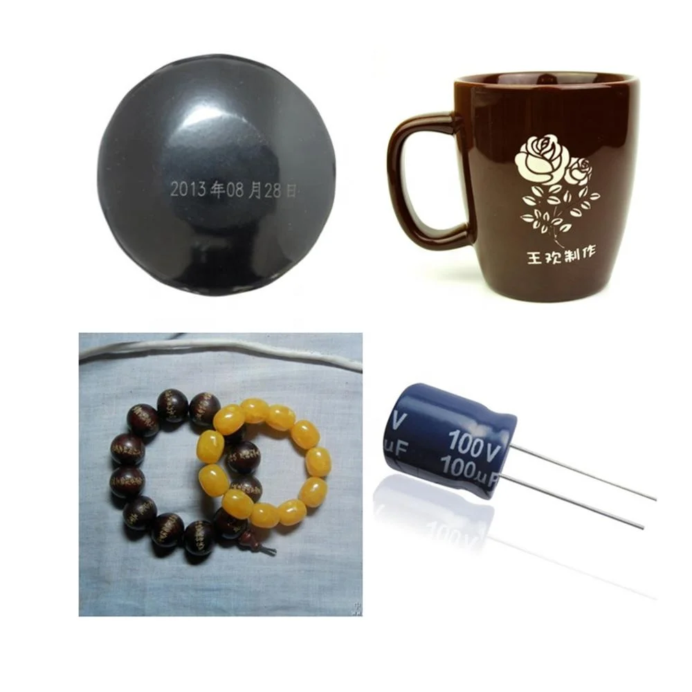 20W & 30W 50W 60W  Fiber Laser Making Machine for Keychain Memory Card Cable & Jewelry Supports EzCad lightburn