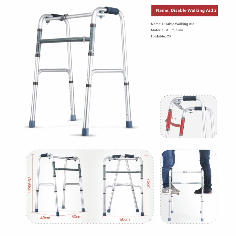 2018 best sale china suppliers medical equipement LED Folding old man telescopic walking stick,