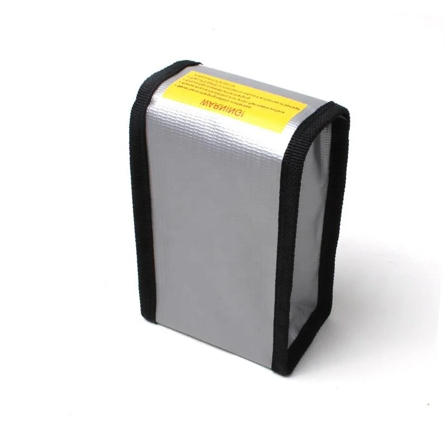 Rc Fireproof Lipo Li-po Battery Safety Guard Charge Rectangle Bag  90*55*140MM