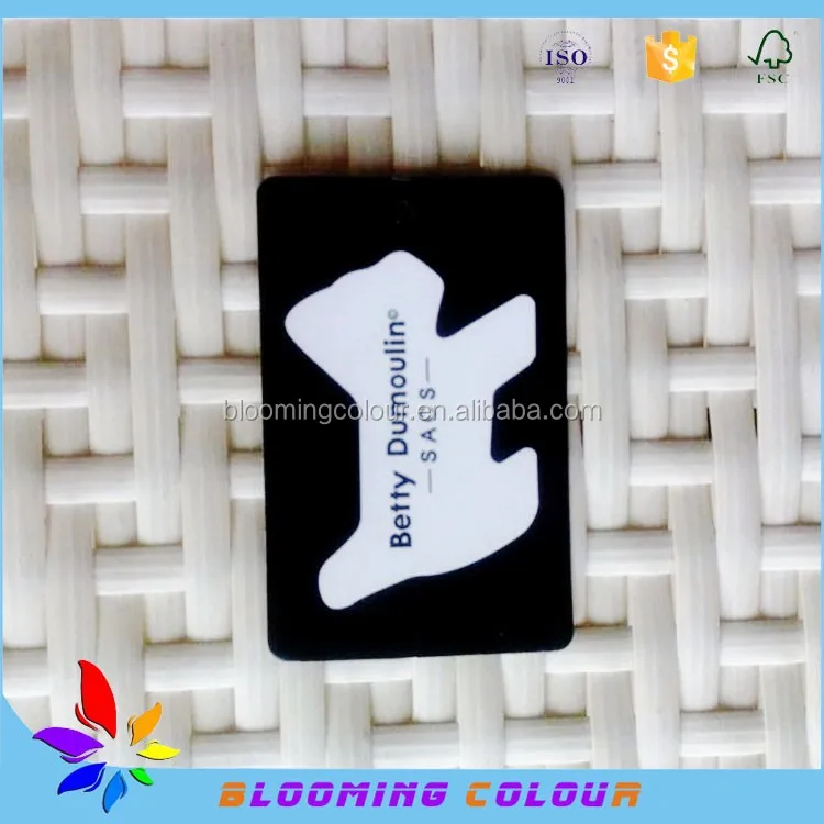 Custom shape jewelry tags,printed jewelry price tags