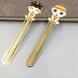 Shiny China Souvenir Etching Stainless Steel Bookmark Metal Laser Cut Custom Metal Bookmark With Best Price For Gift