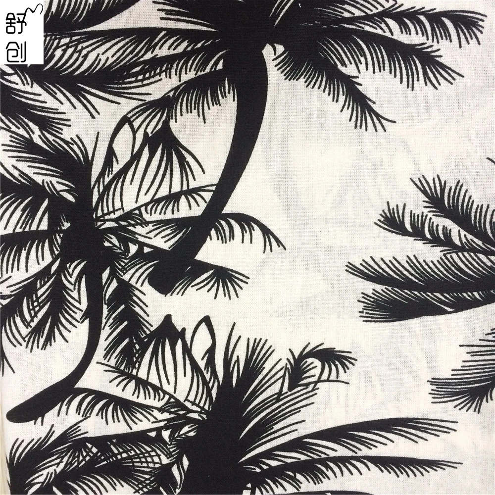 Распродажа, ткань с принтом кокосового дерева для летней одежды