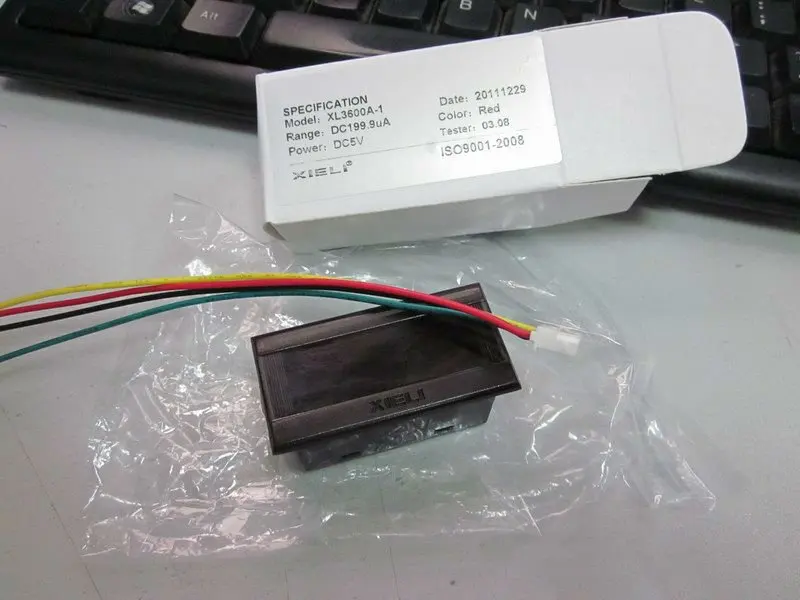 Цифровой светодиодный дисплей мини-вольтметр xl3600