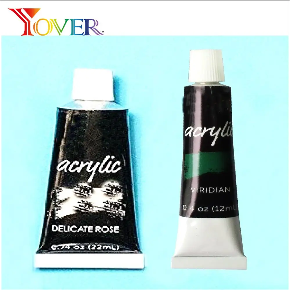 Hot Sale on Amazon cheap price 12pcs 12ml Artist Acrylic Paint Set