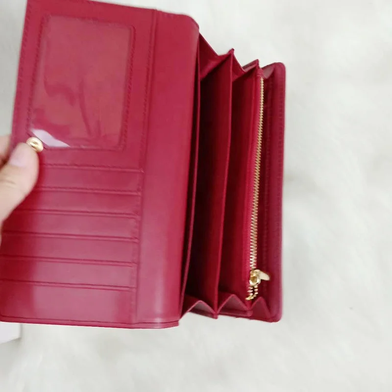 Wholesale fashion  elegant women coin purse PU  ladies long cell phone wallet