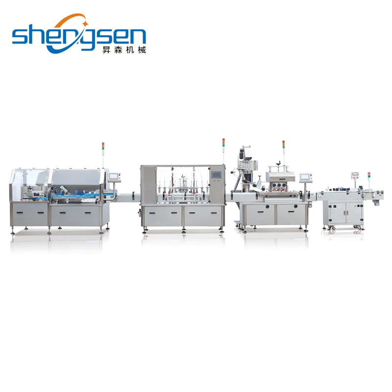 Manufacturers Full Automatic High Speed Liquid Bottle Filling Line
