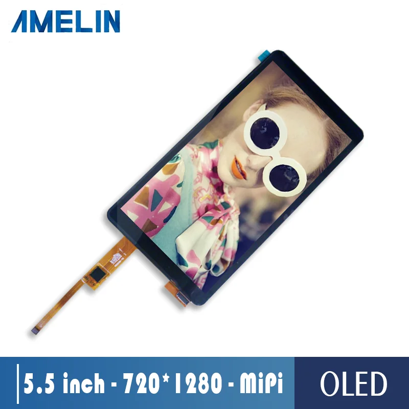 5 дюймовый OLED SH1386 IC 720*1280 ЖК-модуль с интерфейсным дисплеем MIPI и емкостным сенсорным