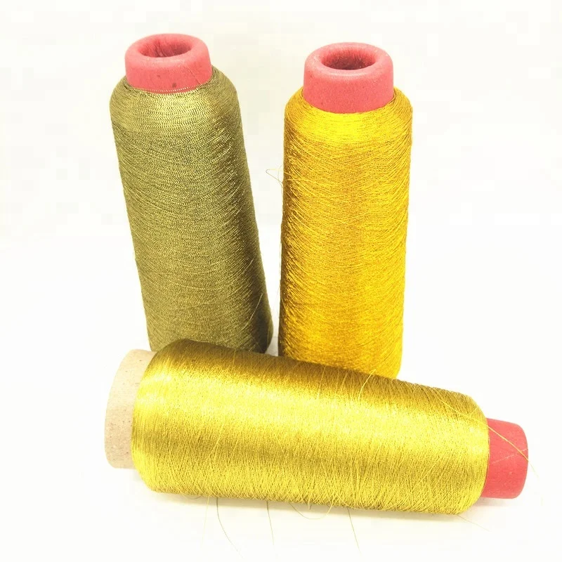 
Chinese Manufacture of Gold Color Ms Type Embroidery Metallic Thread Lurex Yarn 
