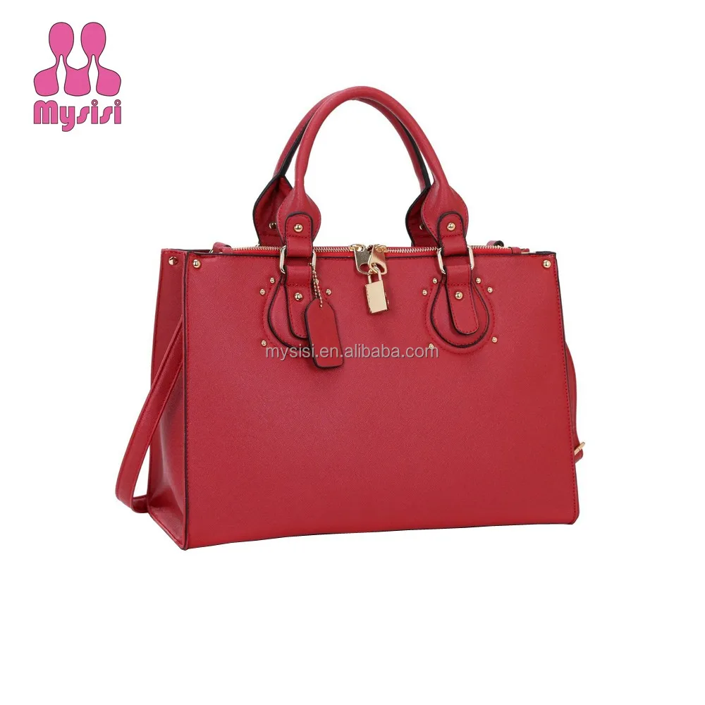Fashion Designer Patent or PU Leather Women Handbag Purse