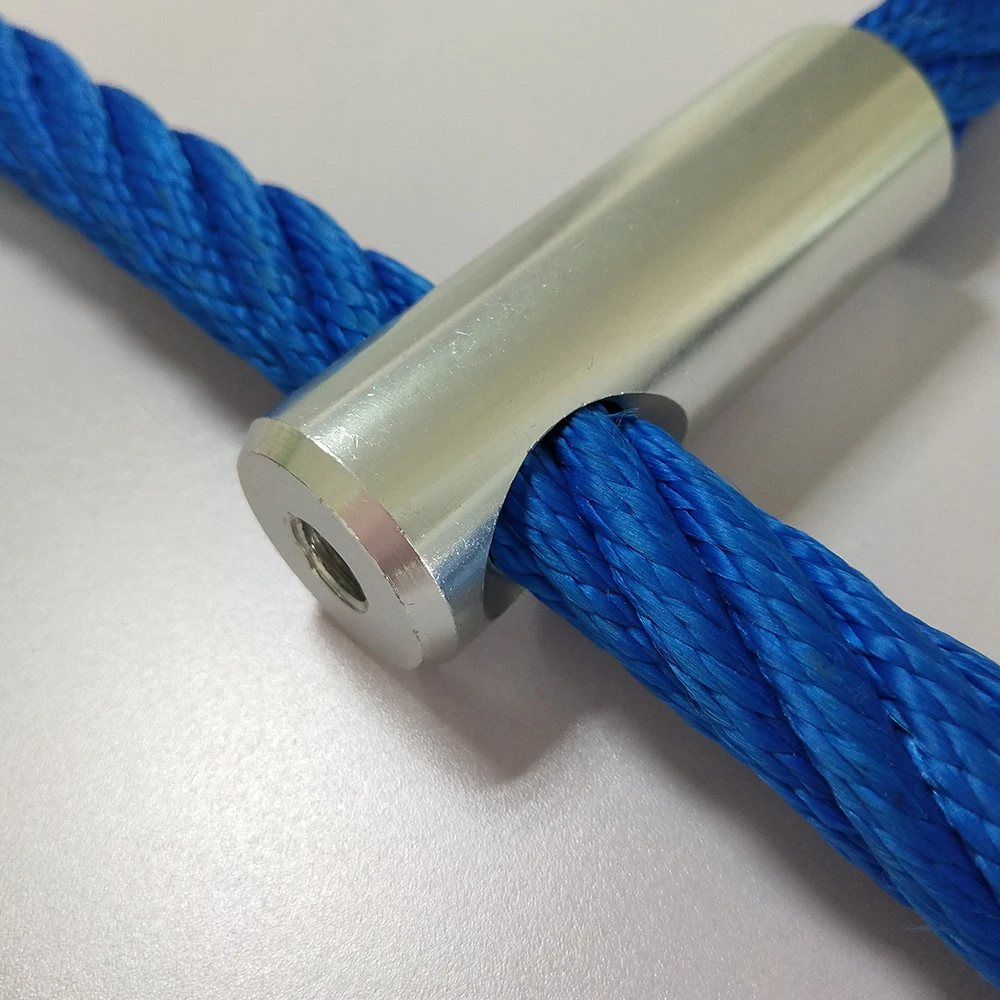 rope climbing netsclimbing net connectors rope crimping aluminum sleeve playground rope fittings