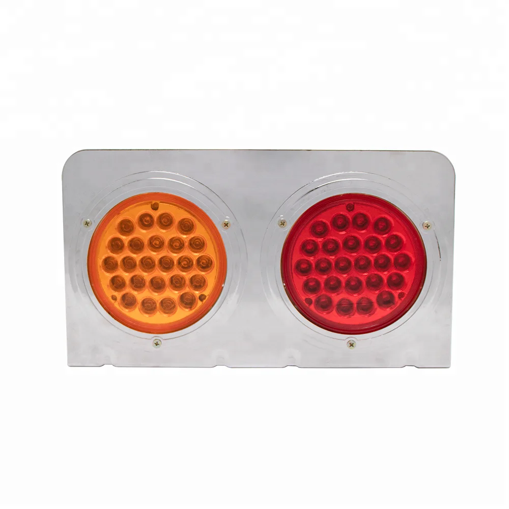 Водонепроницаемый светодиодный задний фонарь для грузовика, 48 светодиодов, задний фонарь для грузовика из нержавеющей стали