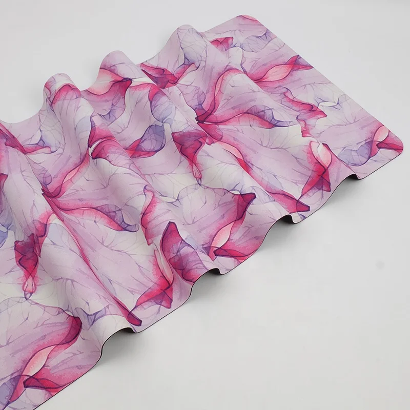 
Eco friendly custom printed suede microfiber natural rubber yoga mat wholesale mat 