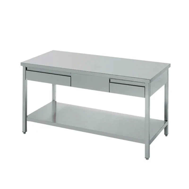 Stainless Steel Industry Kitchen Work Table Drawers/Work Bench Table