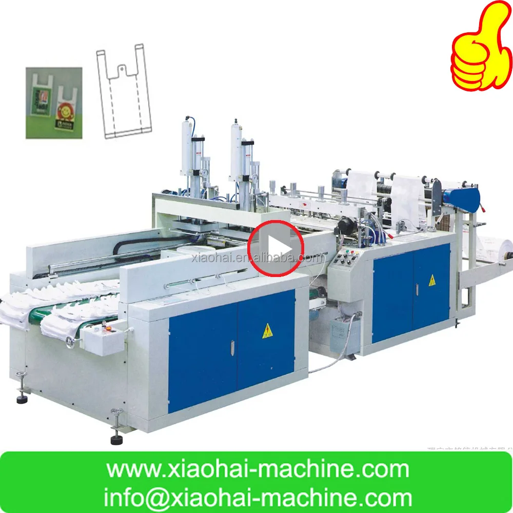 HAS VIDEO Shopping Plastic Bag Making Machine Price