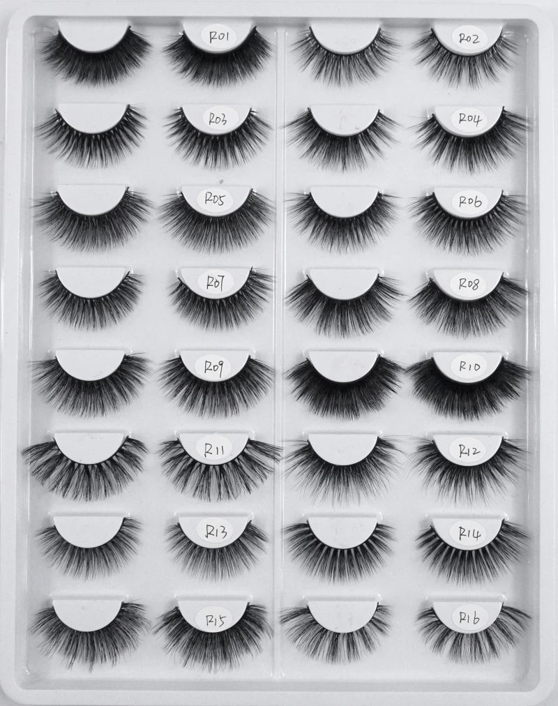 wholesale eyelashes 3d silk false lashes vendor with lash tool eyelash curler beauty tools eyelash curler