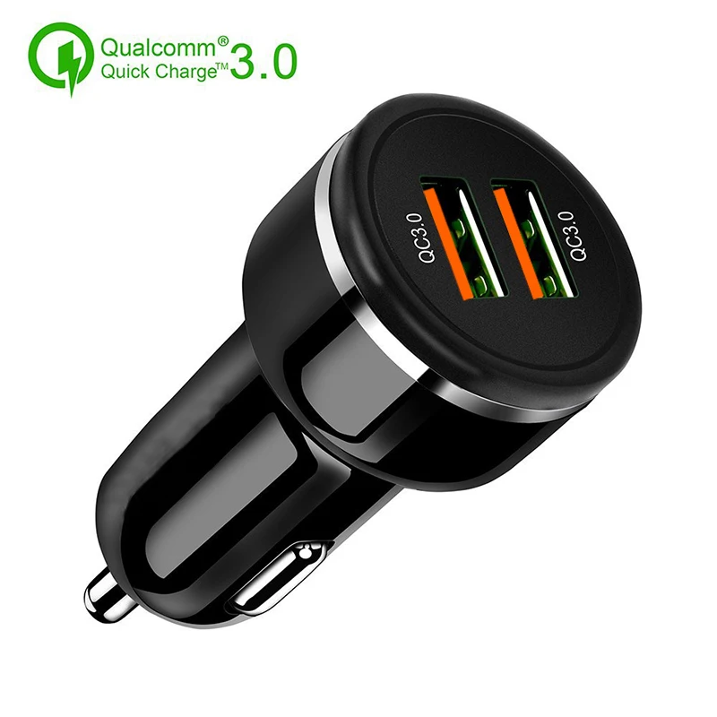  2019 Заводская оптовая продажа qc3.0 36 Вт интеллектуальное двухпортовое зарядное устройство для мобильного телефона