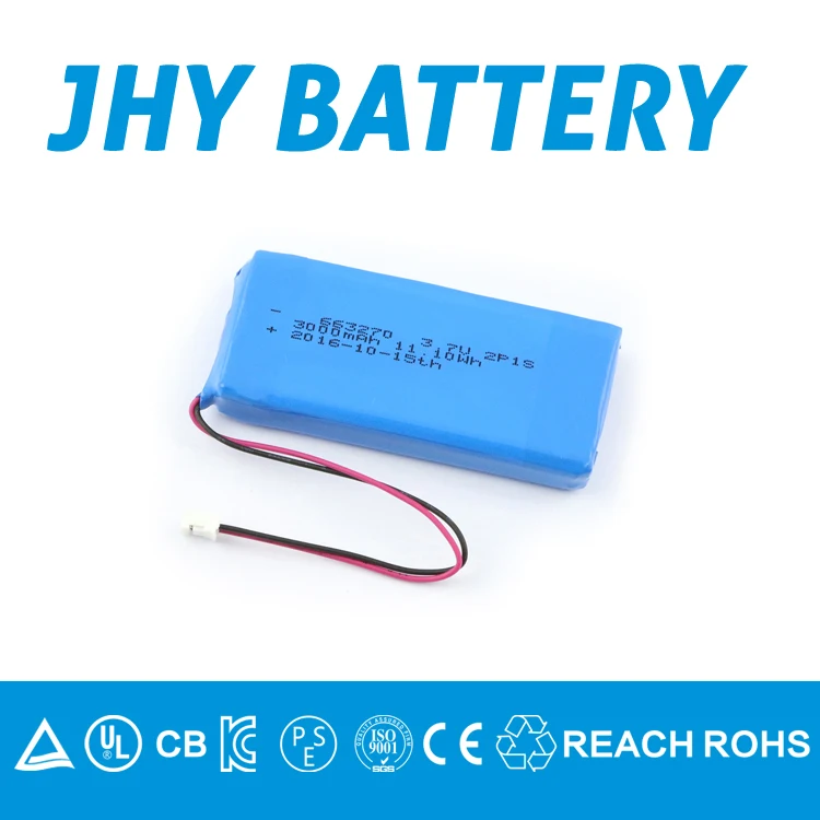 JHY334561 Shenzhen small rechargeable 12v lipo battery