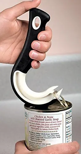 TOPFENG-Useful Ring Pull Can Opener, Easy Opening on Ring Pull cans for Safety and Those with Mobility Issues