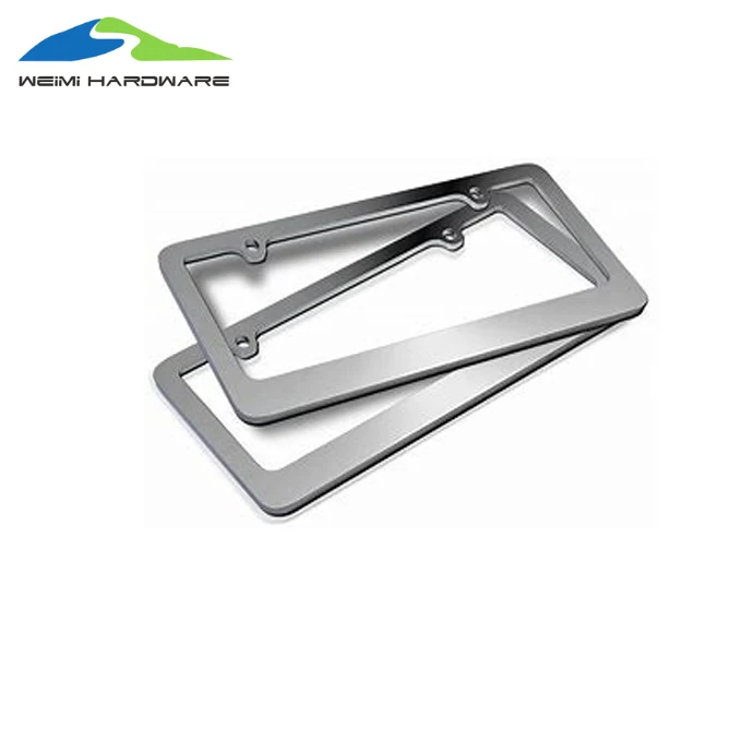 
Hot sale metal stainless steel aluminum custom car license plate frame 