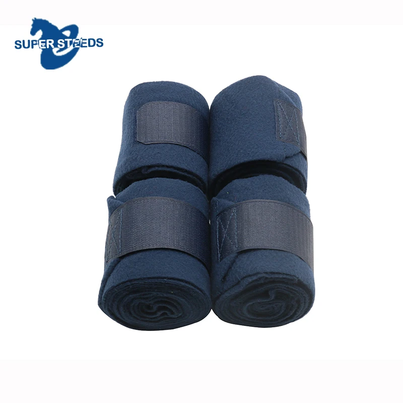 Equestrian Fashionable Lightweight Fleece Horse Tendon Boots Soft Cohesive Horse Bandage for Safety Protection for Horse Riding