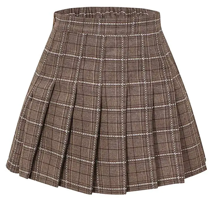  Классическая плиссированная школьная форма для большой девочки танцевальная юбка с бантом платье скутера со скрытыми шортами