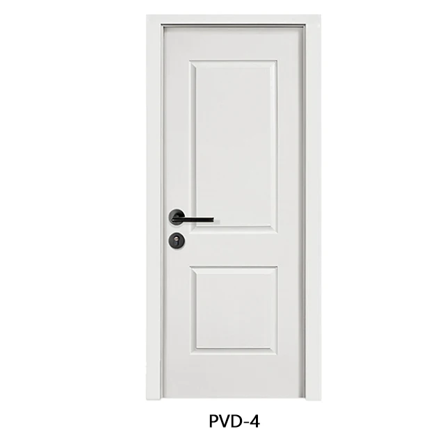 Blossom Cheer brand pvc bathroom interior french flush doors size custom for toilet