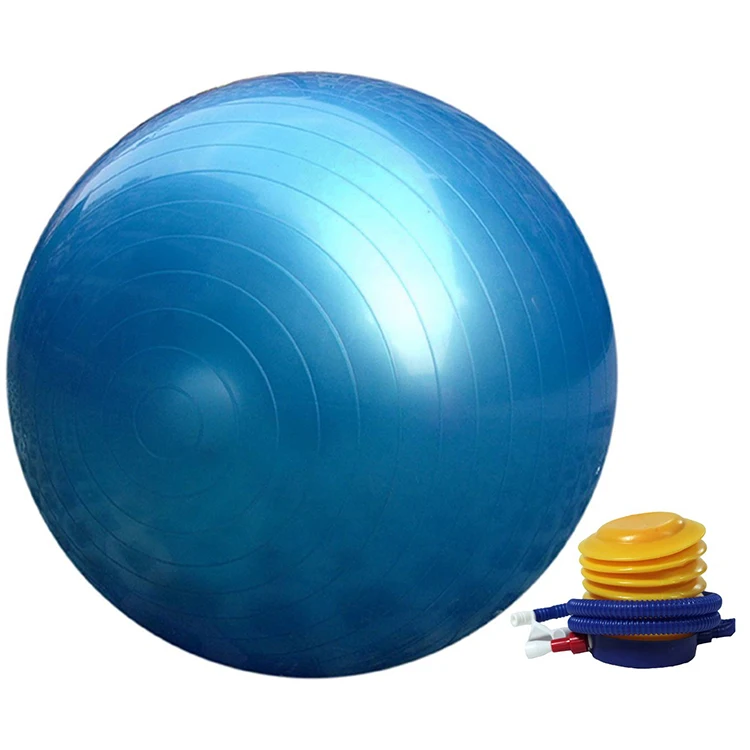 65cm ECO Friendly Custom Printed PVC Yoga Ball With Pump